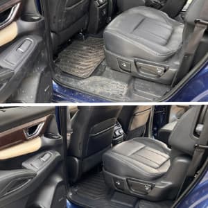 Before and After Interior Car Detailing - Professional Cleaning and Restoration