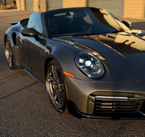 Porsche 911 Turbo S with the best ceramic coating available, delivering an outstanding, high-gloss finish that provides top-tier protection against scratches, contaminants, and water spots, ensuring long-lasting durability and a flawless look with the best detailing service